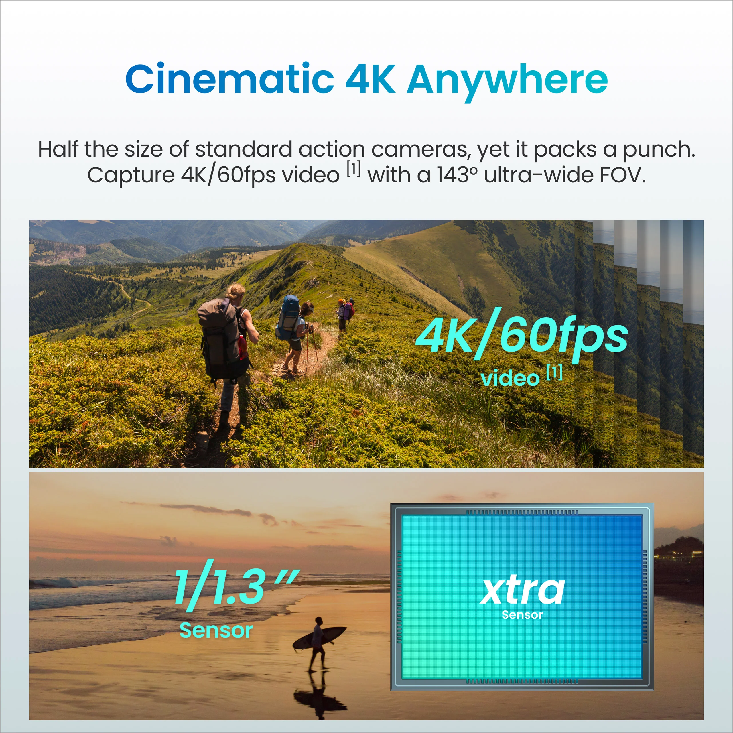 Xtra Atto: 1/1.3″ Sensor, 220-Min Battery & 4K/60fps Vlog Cam - Image 8