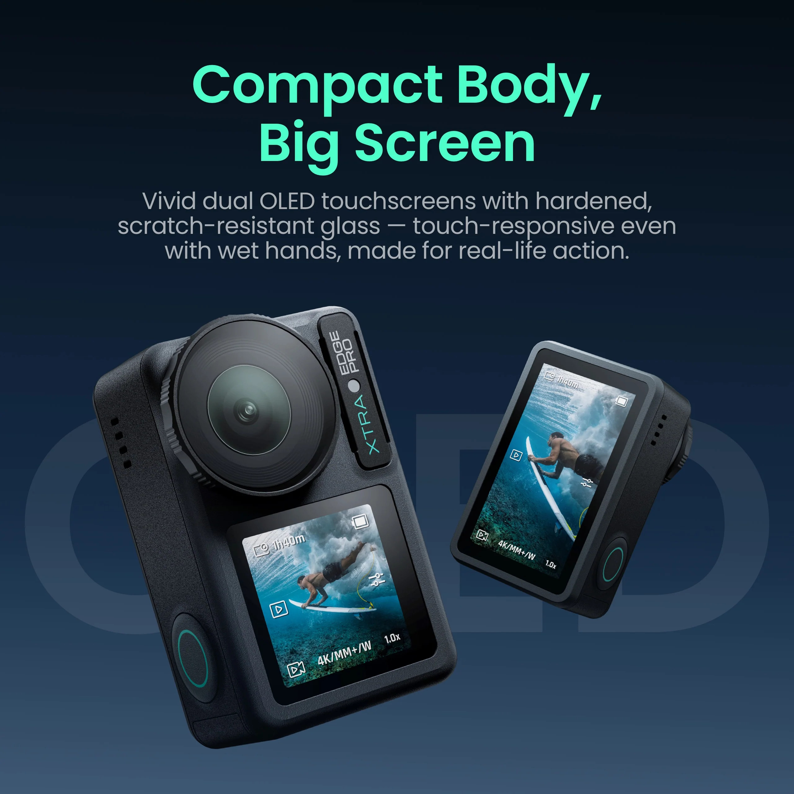 Xtra Edge Pro: 4K Action Camera With 1/1.3" Sensor & Night View - Image 5